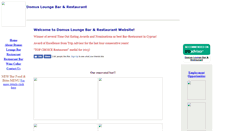 Desktop Screenshot of domusloungebar.com